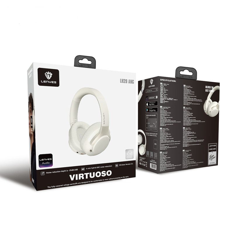 Lenyes LH29 ANC TWS Over-Ear Bluetooth Headphones v5.4 - 11