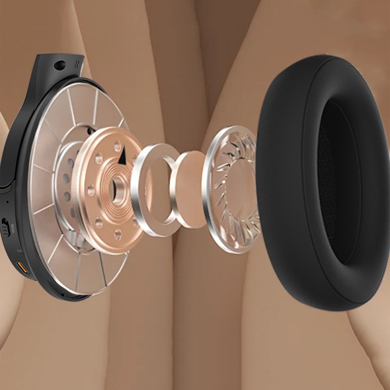 Lenyes LH61 Katlanabilir Tasarımlı TWS Kulak Üstü Bluetooth Kulaklık v5.4 - 17