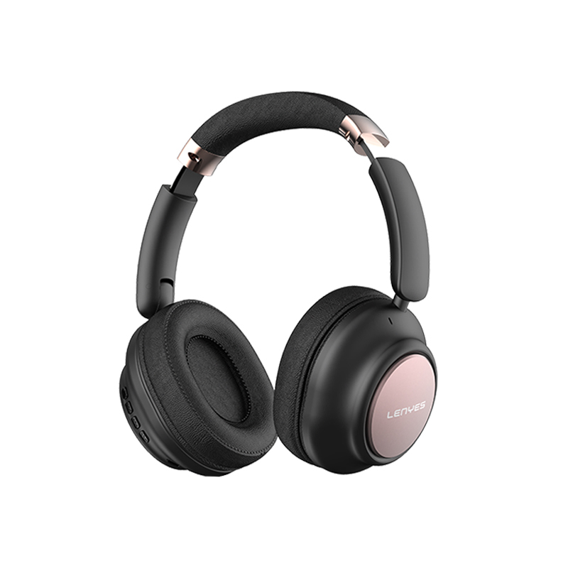 Lenyes LH89 ANC Özellikli TWS Kulak Üstü Bluetooth Kulaklık v5.3 - Siyah