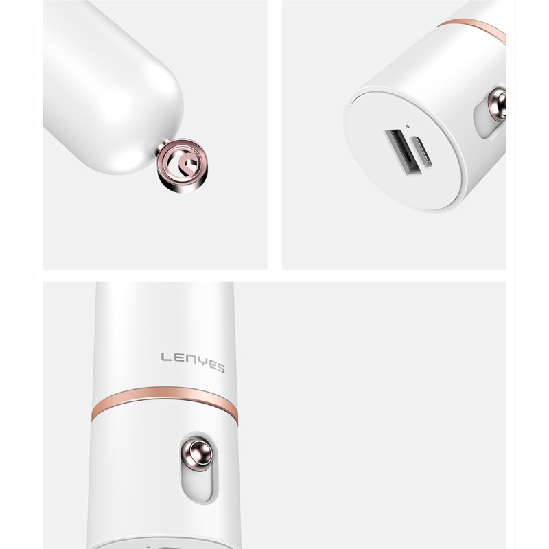 Lenyes LHF12 Powerbank Özellikli 3 Kademeli Portatif Soğutucu El Fanı - 6