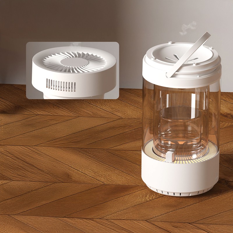 Lenyes LHU05 Zaman Ayarlı RGB Atmosfer Işıklı Aydınlatma Akıllı Isıtmalı Hava Nemlendirici - 5
