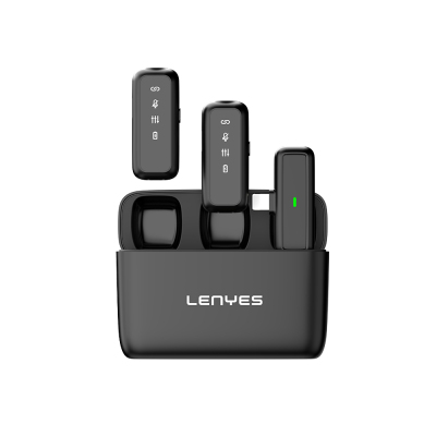 Lenyes LM201 Wireless Lapel Microphone with Lightning Charging Port - Lenyes