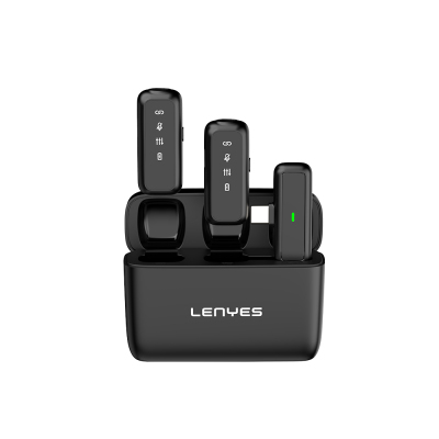 Lenyes LM201 Wireless Lapel Microphone with Type-C Charging Port - Lenyes
