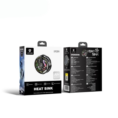 Lenyes LPC204 Yapay Zeka Destekli RGB Işıklı Alüminyum Telefon Soğutucu Fan - 6
