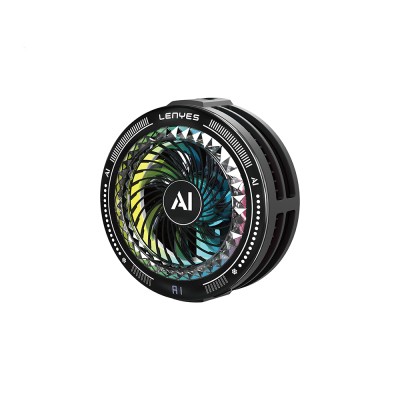 Lenyes LPC205 Smart Temperature Controlled Adaptive AI Mode RGB Illuminated Aluminum Phone Cooling Fan - Lenyes