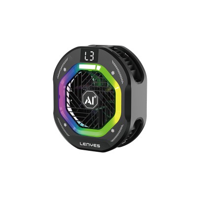 Lenyes LPC206 Yapay Zeka Destekli RGB Işıklı Alüminyum Telefon Soğutucu Fan
