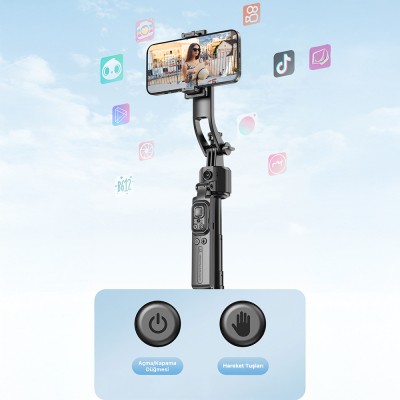 Lenyes LPH107 Live Broadcast Fill Light Remote Control 360 Degree Rotatable Selfie Stick and Tripod - 5