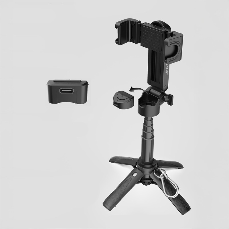 Lenyes LPH110 Remote Control Multifunctional Stabilizer Disposable Tripod Selfie Bar - 4