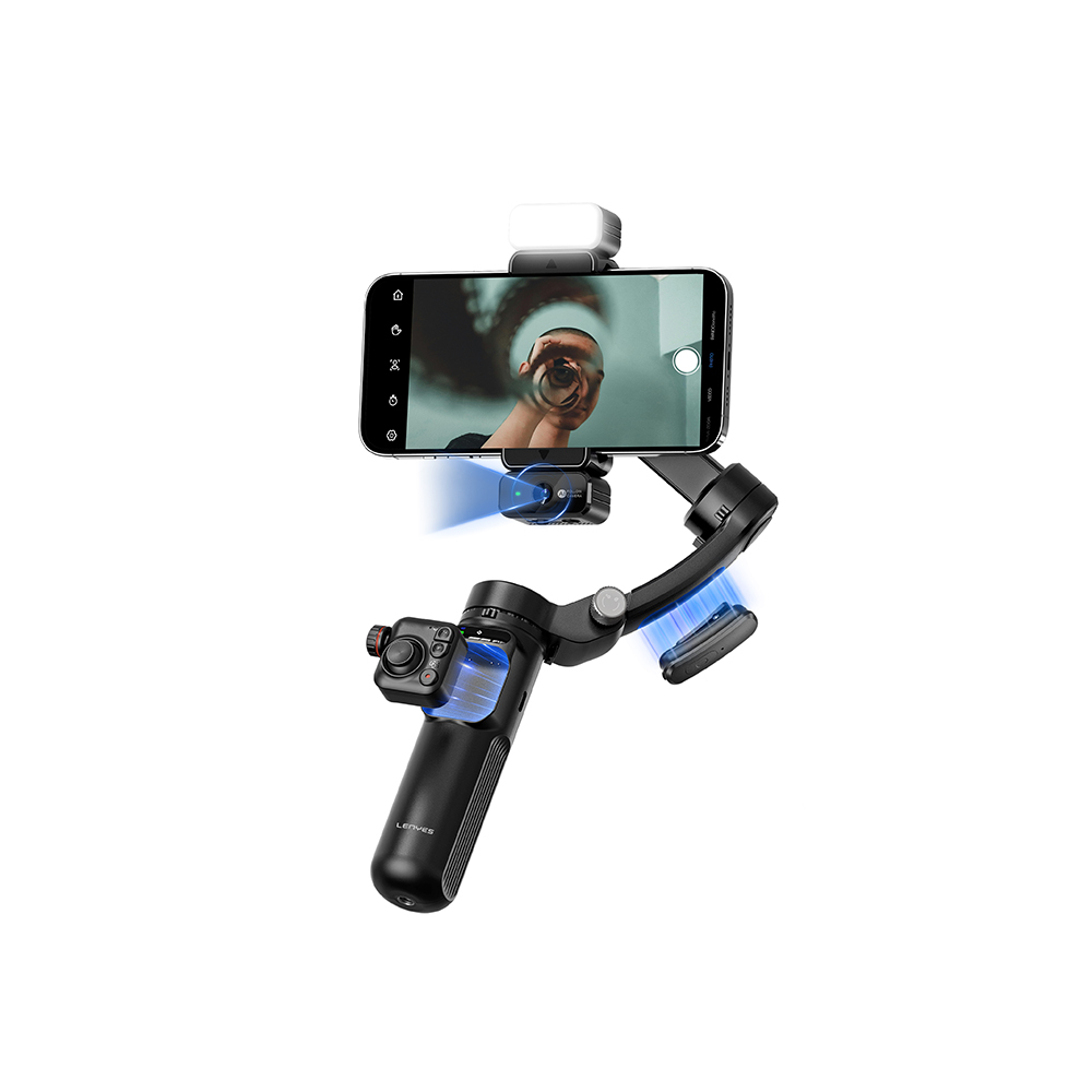 Lenyes LPH113 3 Eksenli Gimbal Sabitleyici Akıllı Stabilizatör - Siyah