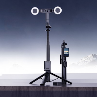 Lenyes LPH120 Uzaktan Kumandalı Çok Fonksiyonlu Sabitleyici Ekranlı Tripod ve Selfie Çubuğu - 3