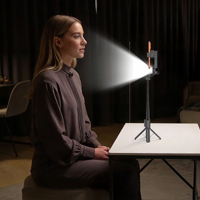 Lenyes LPH124 Fill Light Telescopic Tripod and Mini Selfie Stick - 7