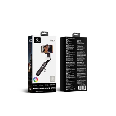 Lenyes LPH124 Fill Light Telescopic Tripod and Mini Selfie Stick - 8