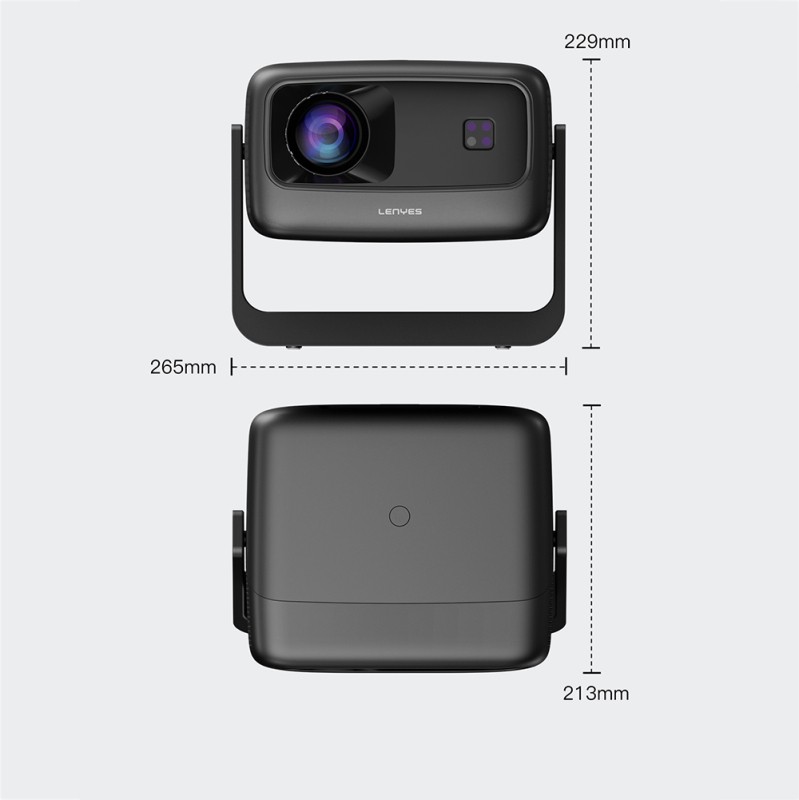 Lenyes LPR02 4.45” LCD 360 Degree Rotatable Auto Focus Projector Mirror Device - 3