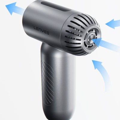 Lenyes LTF02 Dijital LED Göstergeli 4 Kademeli Çok Fonksiyonlu Turbo El Fanı - 8