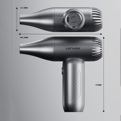 Lenyes LTF02 Dijital LED Göstergeli 4 Kademeli Çok Fonksiyonlu Turbo El Fanı - 10