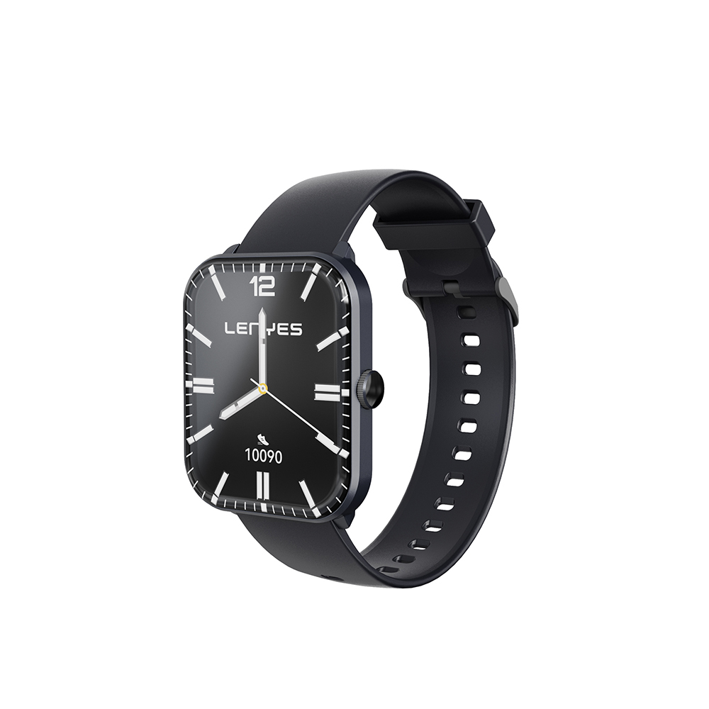 Lenyes LW-218 iOS ve Android Uyumlu Akıllı Saat - Siyah