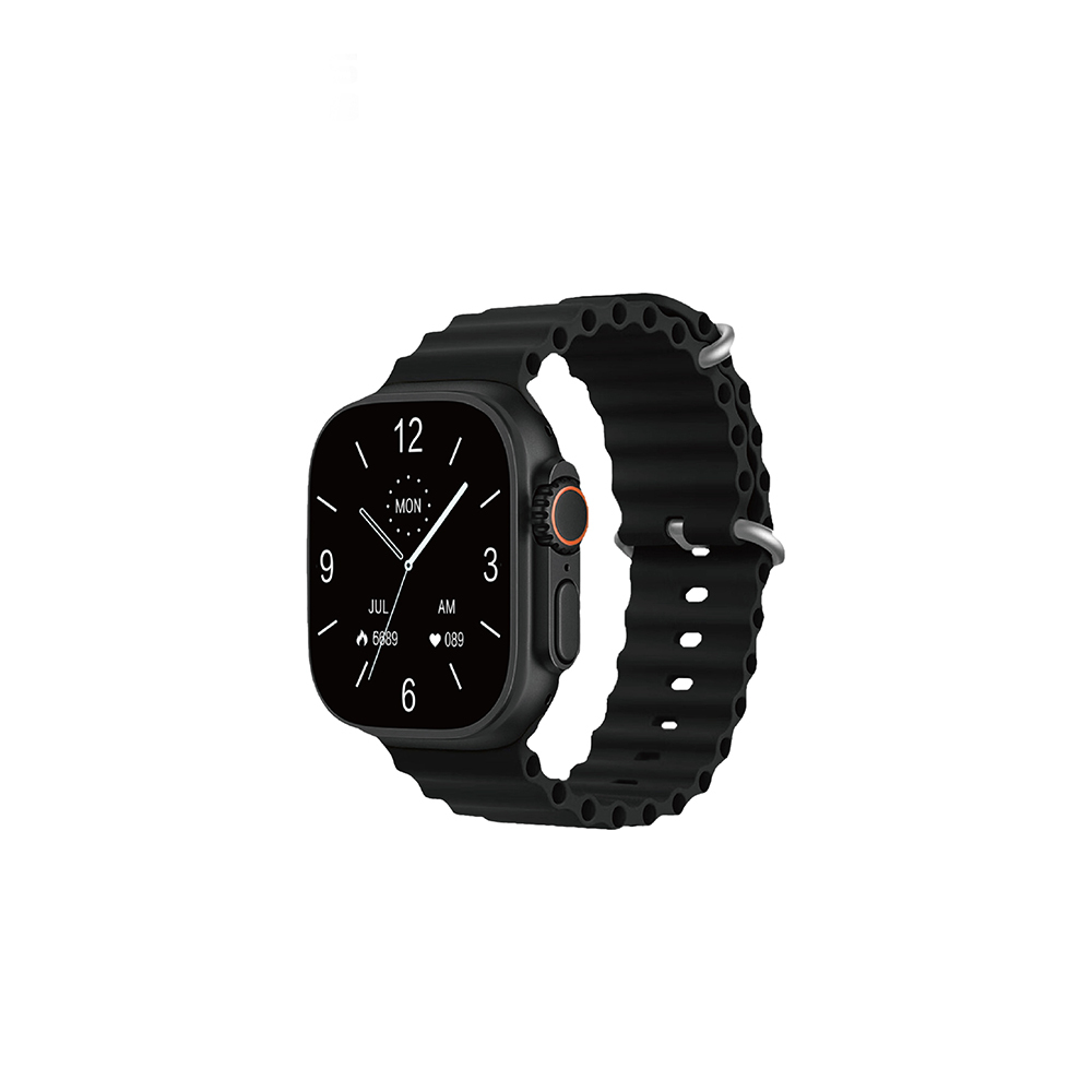 Lenyes LW-238 Ultra3 Saturn Serisi iOS ve Android Uyumlu Akıllı Saat - Siyah