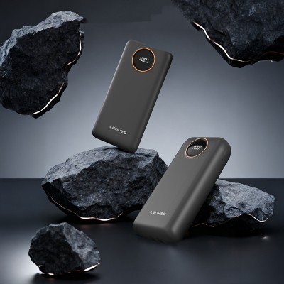 Lenyes P852L 20000mAh 22.5W Power Bank with Digital LED Display and Built-in Type-C & Lightning Cables - 4