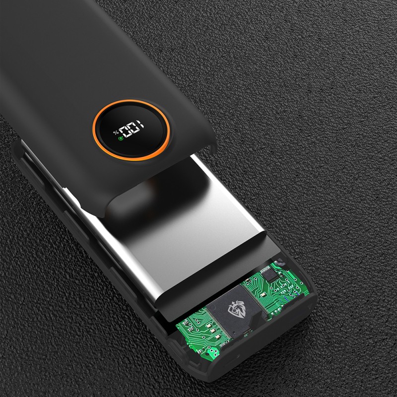 Lenyes P852L Dijital LED Göstergeli Type-C ve Lightning Kablolu Powerbank 22.5W 20000mAh - 6