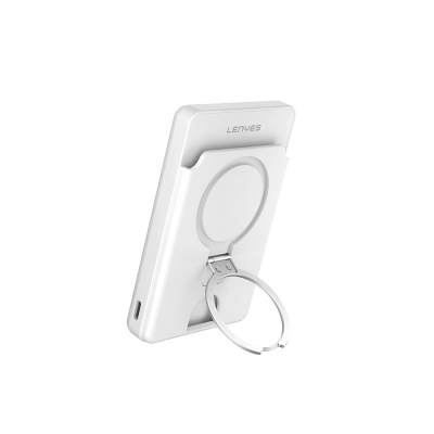 Lenyes PW0006D PD 20W Fast Charging Feature Card Holder Stand Wireless Powerbank 15W 5000mAh - Lenyes
