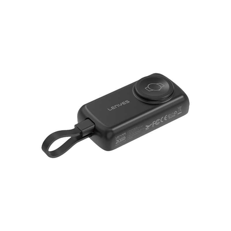 LENYES PX0001D Smart Watch Wireless Charging Portable Type-C Cable Powerbank 2000mah 2W - 1