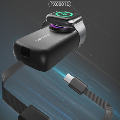 LENYES PX0001D Smart Watch Wireless Charging Portable Type-C Cable Powerbank 2000mah 2W - 5