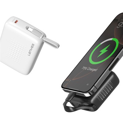 Lenyes PX169D PD 22.5W Fast Charging Mini Portable Powerbank with LED Indicator and Type-C Cable, 10000mAh Capacity - 5
