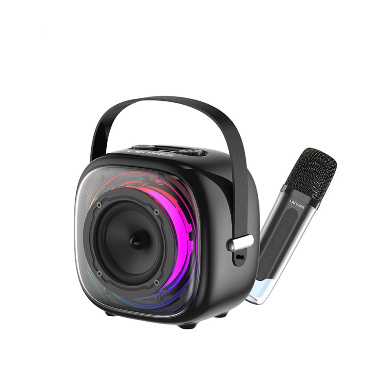 Lenyes S226 RGB Işıklı Askılı Mikrofonlu Bluetooth Speaker Hoparlör v5.3 - 3