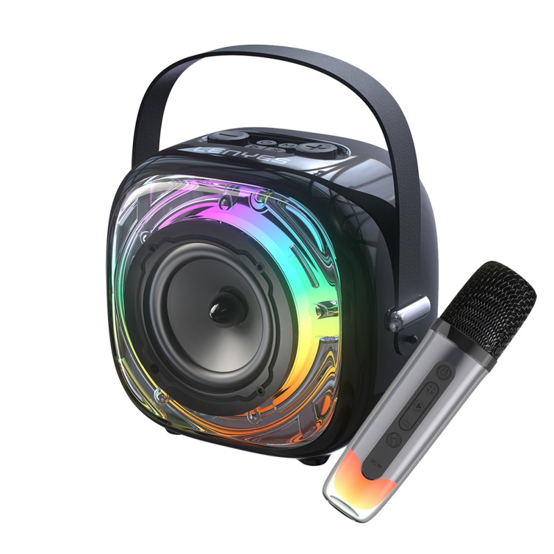 Lenyes S226 RGB Işıklı Askılı Mikrofonlu Bluetooth Speaker Hoparlör v5.3 - 1