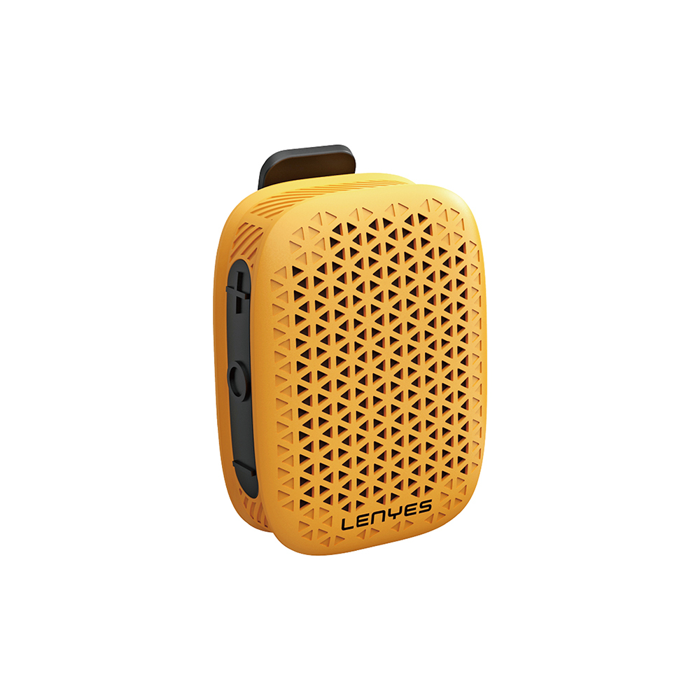 Lenyes S232 TWS Mandallı Bluetooth Speaker Hoparlör v5.4 - Sarı