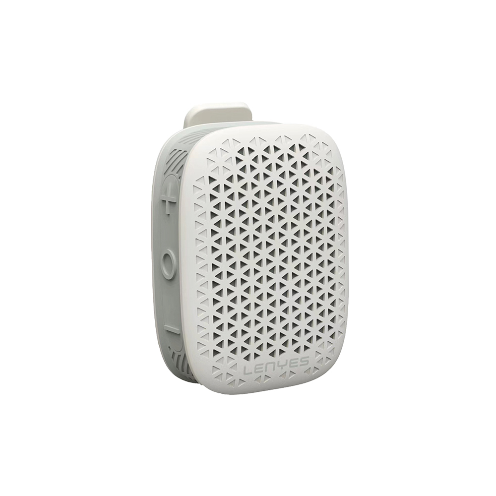 Lenyes S232 TWS Mandallı Bluetooth Speaker Hoparlör v5.4 - Beyaz