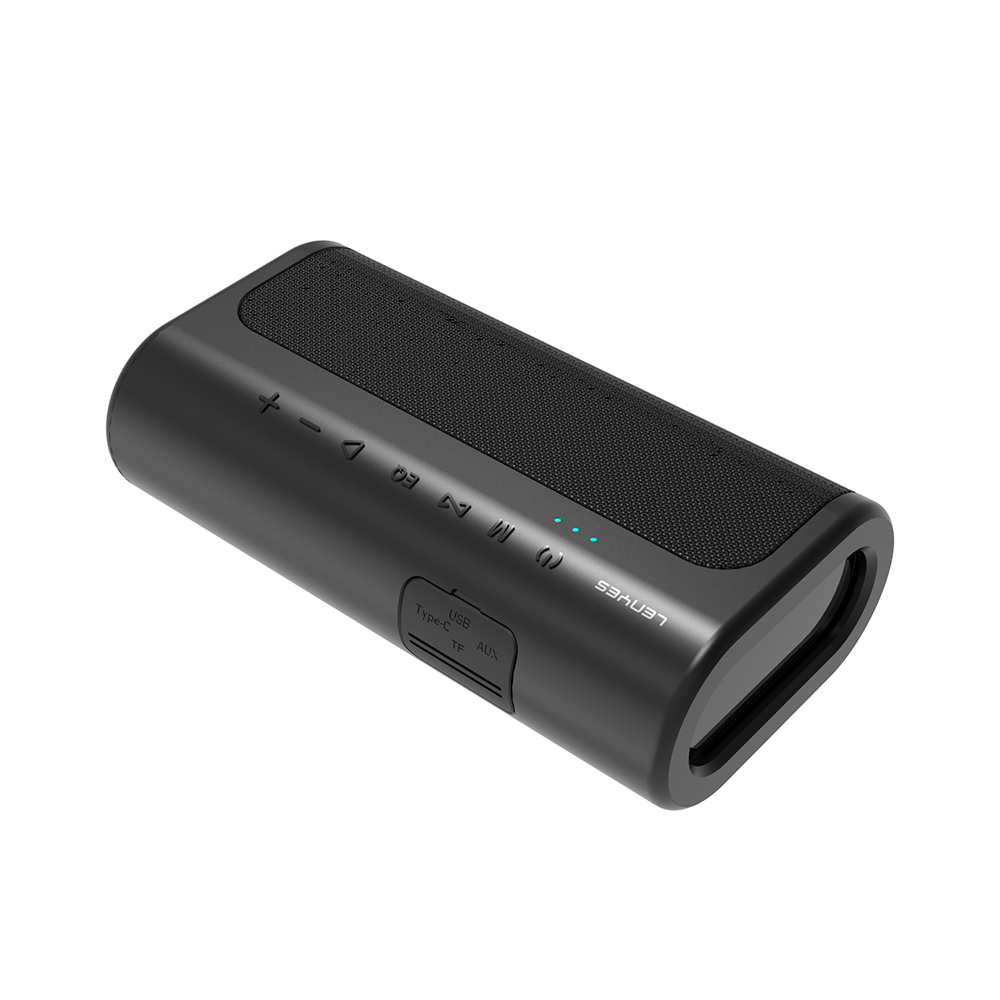 Lenyes S810 TWS Bluetooth Speaker Hoparlör v5.0 - Siyah