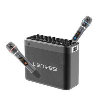 Lenyes S830 Mikrofonlu Çoklu Giriş TWS Karaoke Bluetooth Hoparlör v5.0 160W - 2