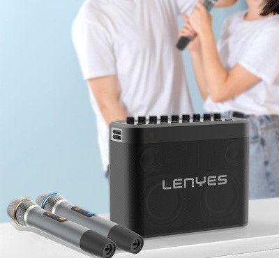Lenyes S830 Multi Input TWS Karaoke Bluetooth Speaker with Microphone v5.0 160W - 3