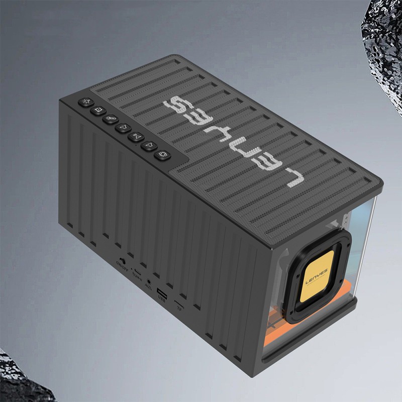 Lenyes S839 Portable TWS Bluetooth Speaker With RGB Light v5.2 - 10
