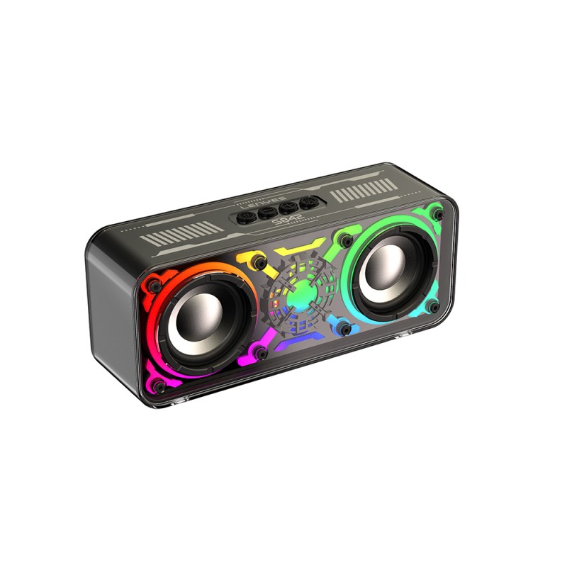 Lenyes S842 RGB Led Işıklı TWS Bluetooth Hoparlör v5.3 18W - 2
