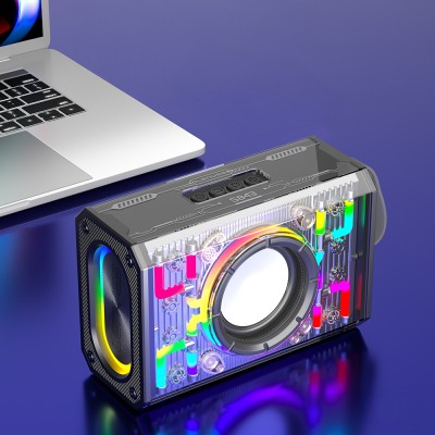 Lenyes S843 RGB Led Işıklı Taşınabilir TWS Bluetooth Hoparlör v5.3 20W - 3