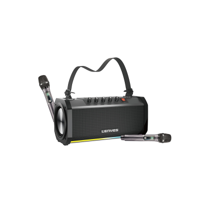 Lenyes S863 RGB Led Işıklı Mikrofonlu TWS Bluetooth Speaker Hoparlör v5.3 - Lenyes