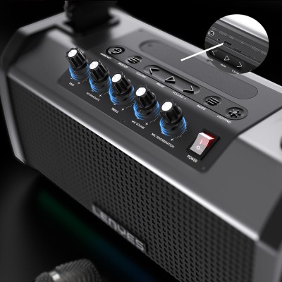 Lenyes S863 RGB Led Işıklı Mikrofonlu TWS Bluetooth Speaker Hoparlör v5.3 - 9