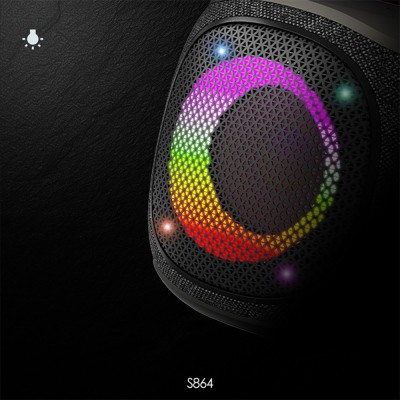 Lenyes S864 RGB Lighted Portable TWS Bluetooth Speaker Speaker v5.3 - 5