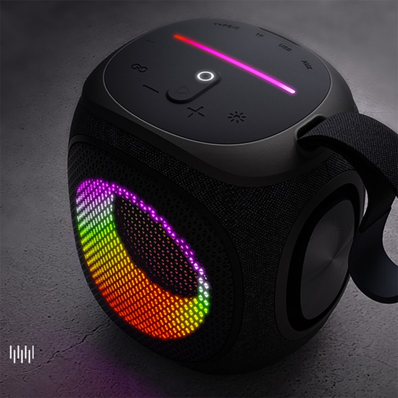 Lenyes S864 RGB Lighted Portable TWS Bluetooth Speaker Speaker v5.3 - 6