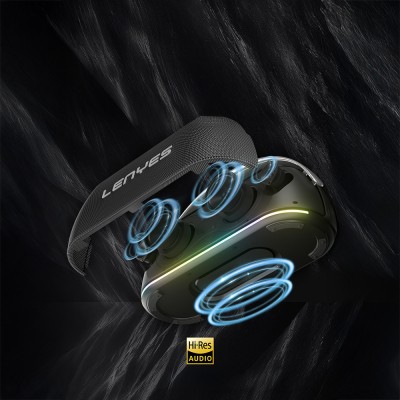 Lenyes S869 RGB Işıklı Çift Mikrofonlu Taşınabilir Bluetooth Hoparlör v5.3 - 7