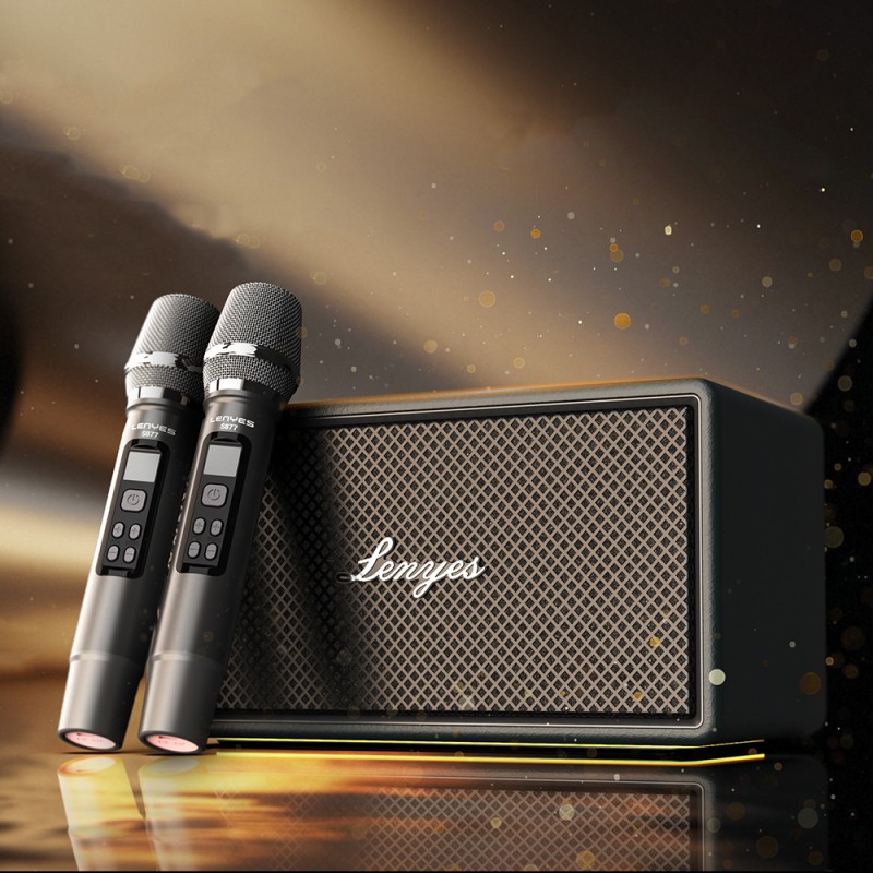 Lenyes S877 Series RGB Illuminated Portable Waterproof Dual Microphone TWS Bluetooth Speaker v5.3 200W - 3