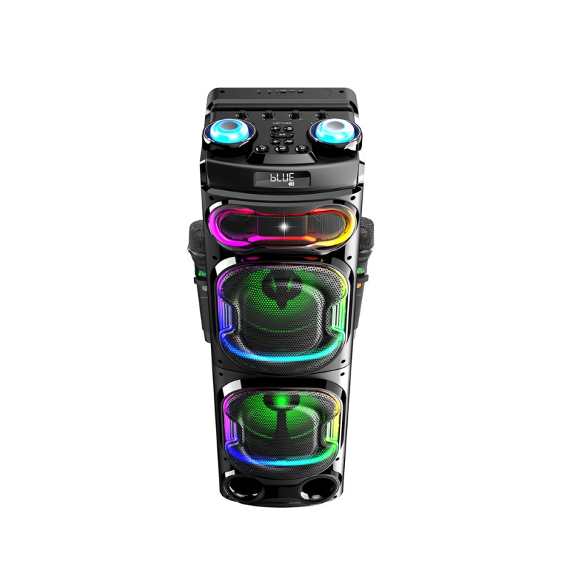 Lenyes S887 RGB Light Dual Microphone Wireless TWS Bluetooth Speaker v5.3 - 2