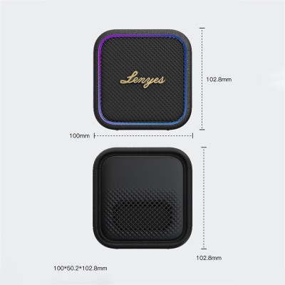 Lenyes S890 Su Geçirmez Özellikli RGB Işıklı Askılı Mini OTG-TWS Bluetooth Hoparlör v5.3 - 9