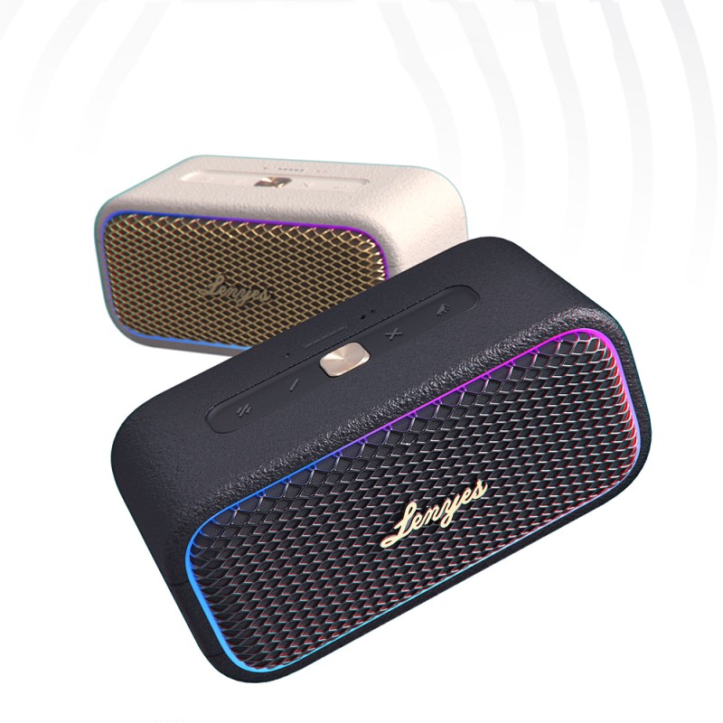 Lenyes S891 RGB Işıklı Taşınabilir Su Geçirmez OTG-TWS Bluetooth Hoparlör v5.3 80W - 5