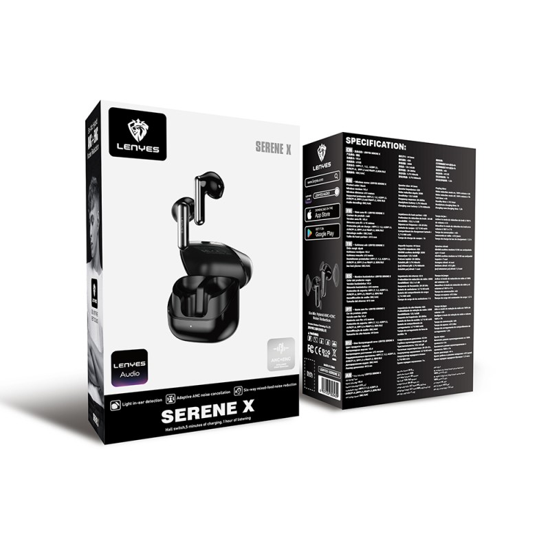 Lenyes Serene X ANC Özellikli ENC Teknolojili Kulak İçi Bluetooth Kulaklık v5.4 - 12