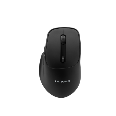 Lenyes WS105 Sessiz Buton Tasarımlı Ergonomik Çift Bluetooth Bağlantılı 2.4G Kablosuz Mouse 1600 DPI - Lenyes