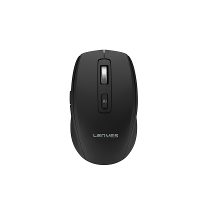 Lenyes WS106 Yapay Zeka Destekli Ergonomik Çift Bluetooth Bağlantılı 2.4G Kablosuz Mouse 500mAh - Lenyes