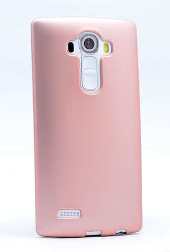 LG G4 Kılıf Zore Premier Silikon Kapak - Rose Gold